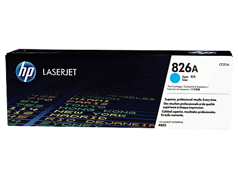 HP 826A (CF311A) Cyan Original LaserJet Toner Cartridge