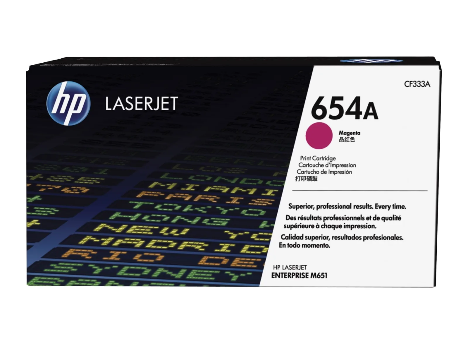 HP 654A Original LaserJet Toner Cartridge Magenta [CF333A]