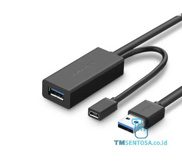USB 3.0 Extension Cable + Repeater 5m Black US175 - 20826
