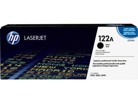 HP 122A (Q3960A) Black Original LaserJet Toner Cartridge