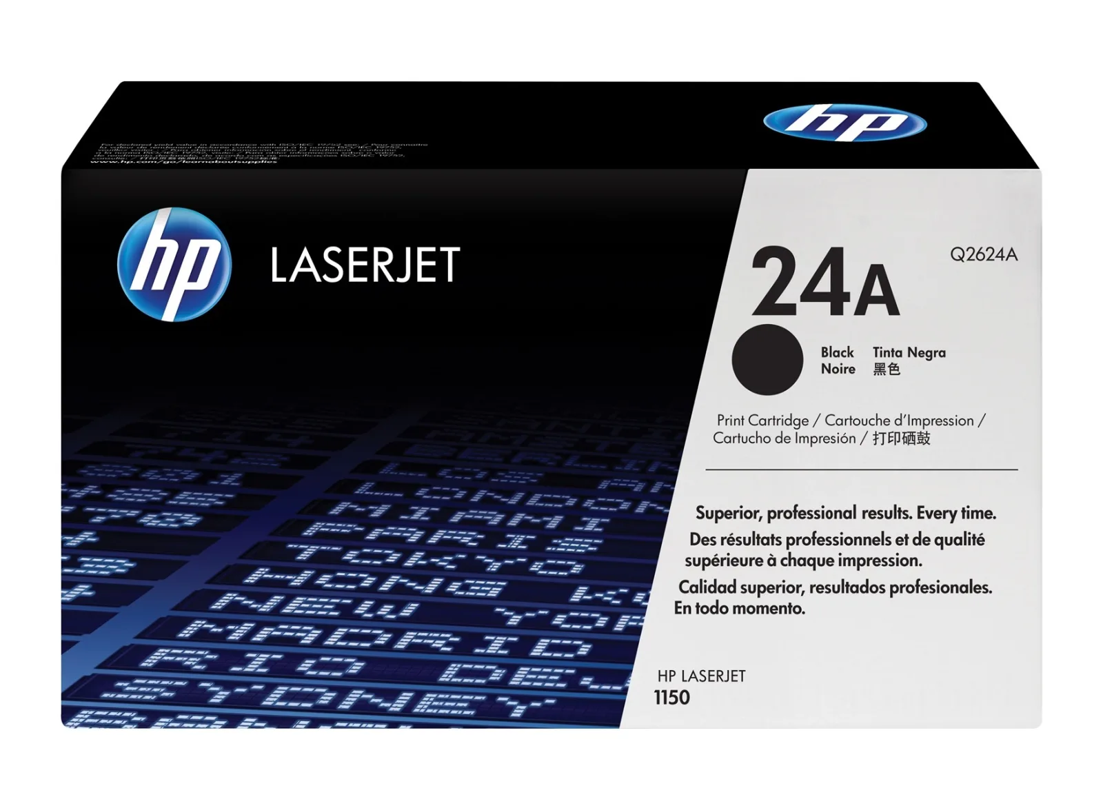 HP 24A (Q2624A) Black Original LaserJet Toner Cartridge