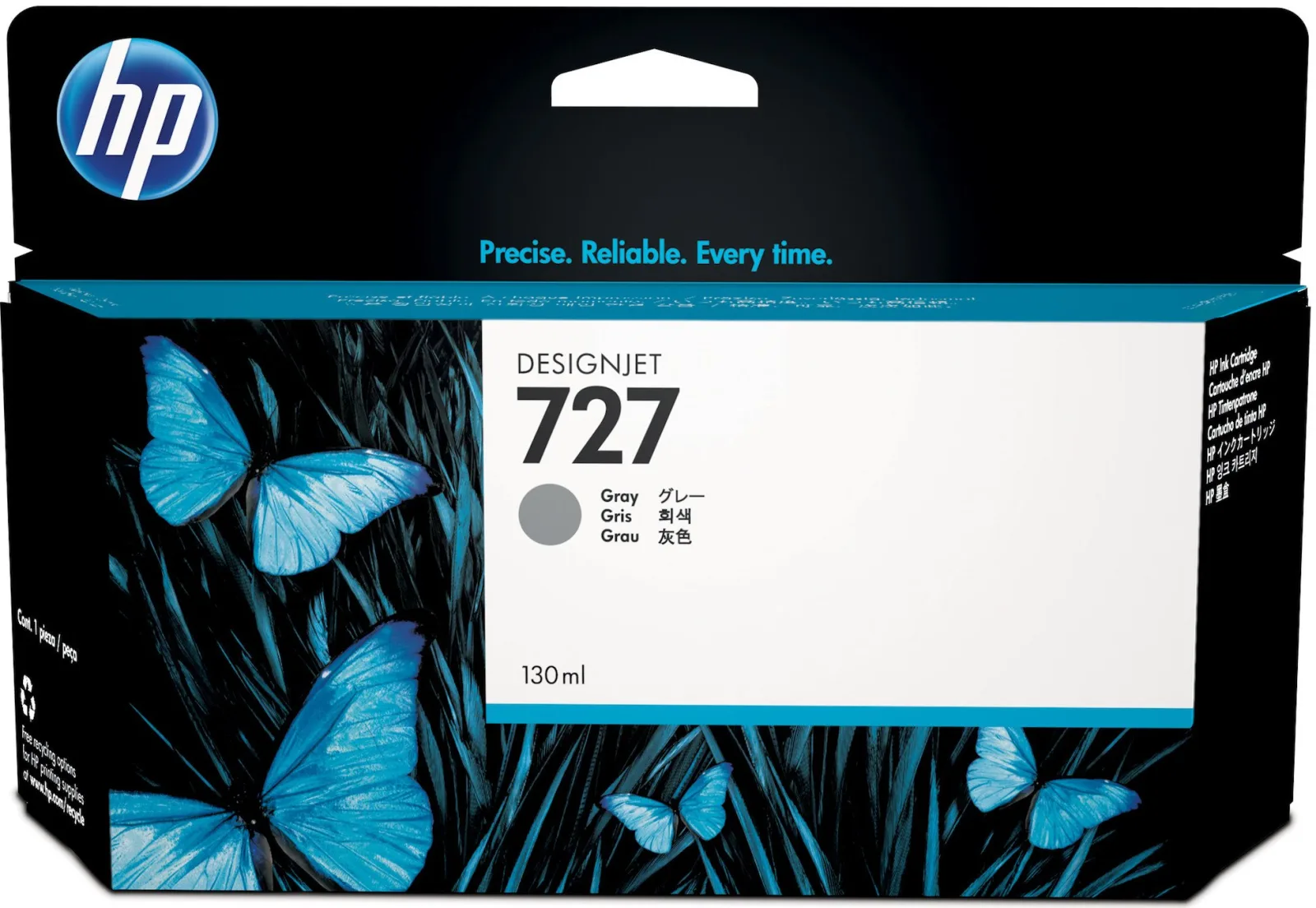HP 727 130-ml Gray Ink Cartridge [B3P24A]