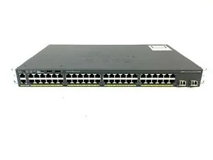 WS-C2960X-48TD-L - Layer 3 Switch  [48-port 10/100/1000 + 2x 10GbE SFP+]