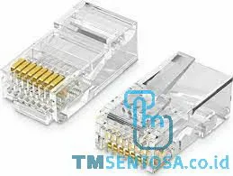 RJ45 Network Connector for UTP Cat 5, Cat 5e 50pcs - 20331