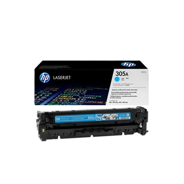 HP 305A (CE411A) Cyan Original LaserJet Toner Cartridge