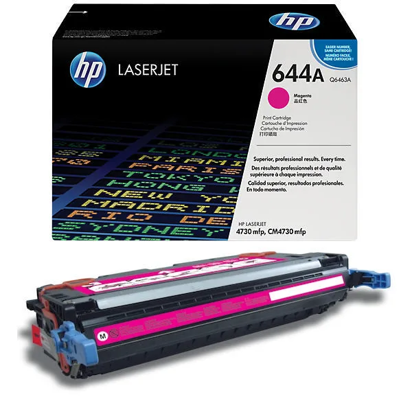 HP 644A (Q6463A) Magenta Original LaserJet Toner Cartridge