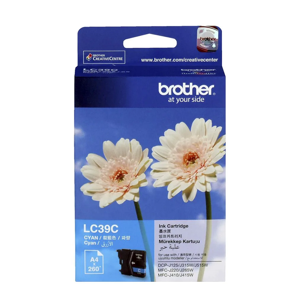 Cyan Ink Cartridge (LC-39 C)