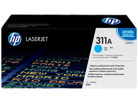 HP 311A Cyan Original LaserJet Toner Cartridge(Q2681A)
