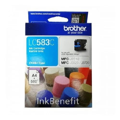 BROTHER Cyan Ink Cartridge (LC-583 C)