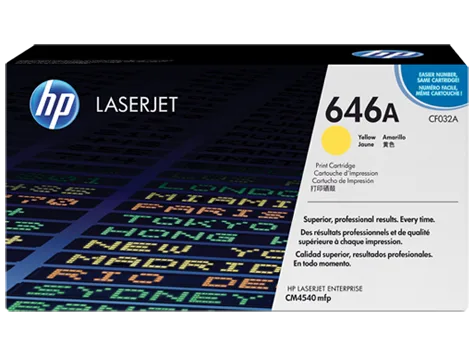 HP 646A YELLOW TONER CARTRIDGE (CF032A)