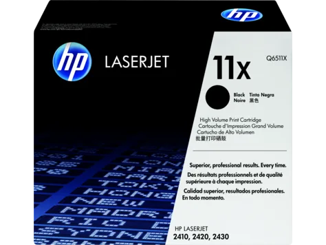 HP 11X High Yield Black Original LaserJet Toner Cartridge(Q6511X)