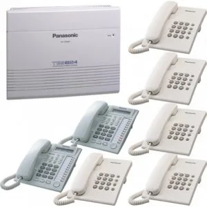 PANASONIC KX-TES824 + KX-T7730 + 5 Unit KX-TS505 3 Line 8 Extension