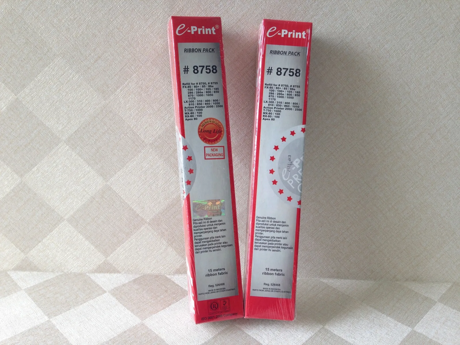 E-PRINT Ribbon Reffil 10 M, 8758 No 1