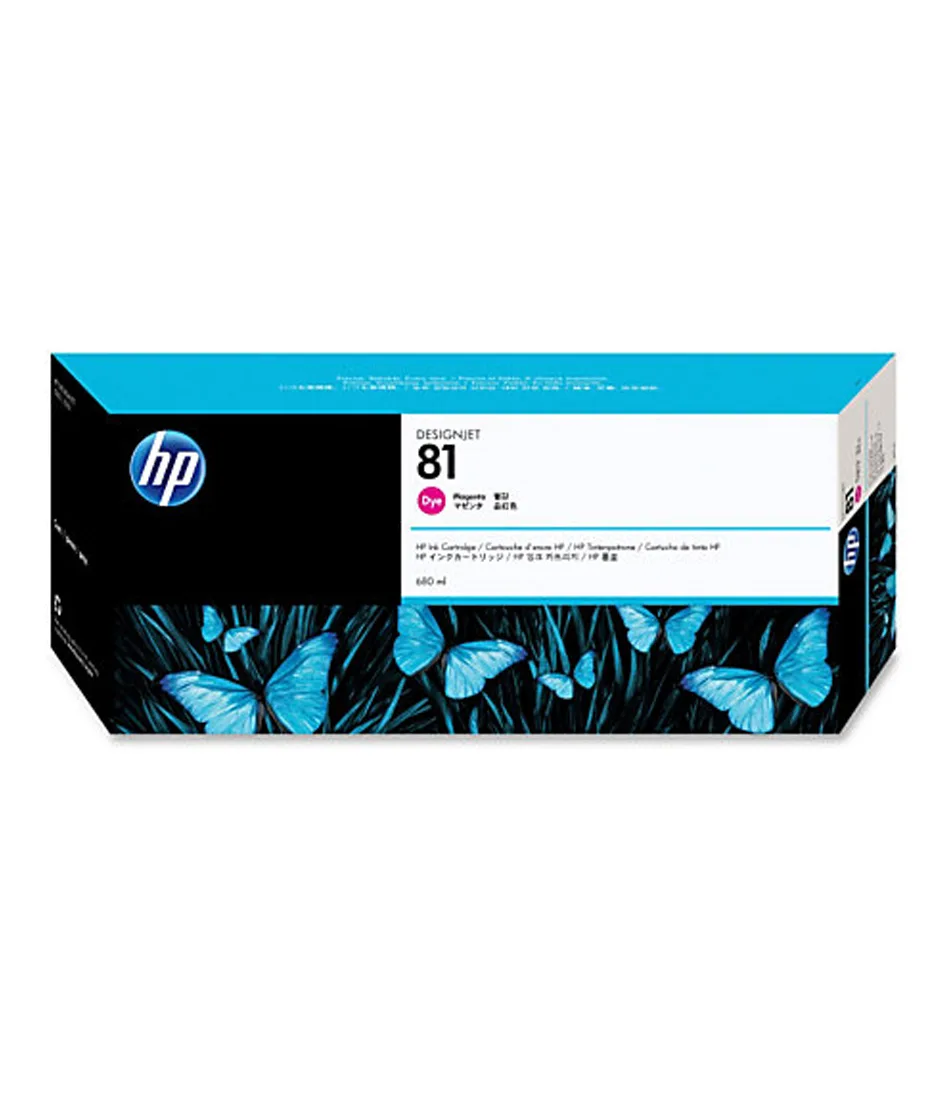 HP 81 Magenta Dye Ink Crtg 680ml [C4932A]
