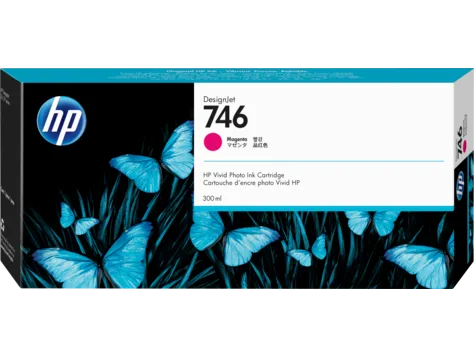 746 300-Ml Magenta Designjet Ink Cartridge [P2V78A]