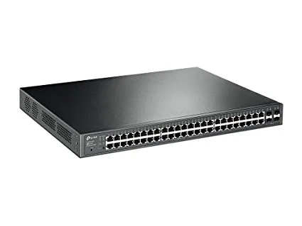 JetStream 48-Port Gigabit Smart PoE+ Switch with 4 SFP Slots [T1600G-52PS (TL-SG2452P)]