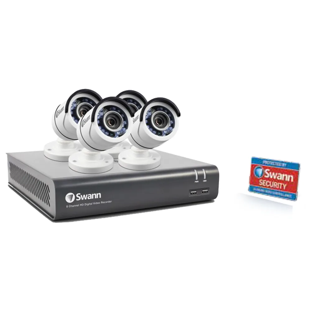 Paket 4 Ch dengan 4 kamera 1080p