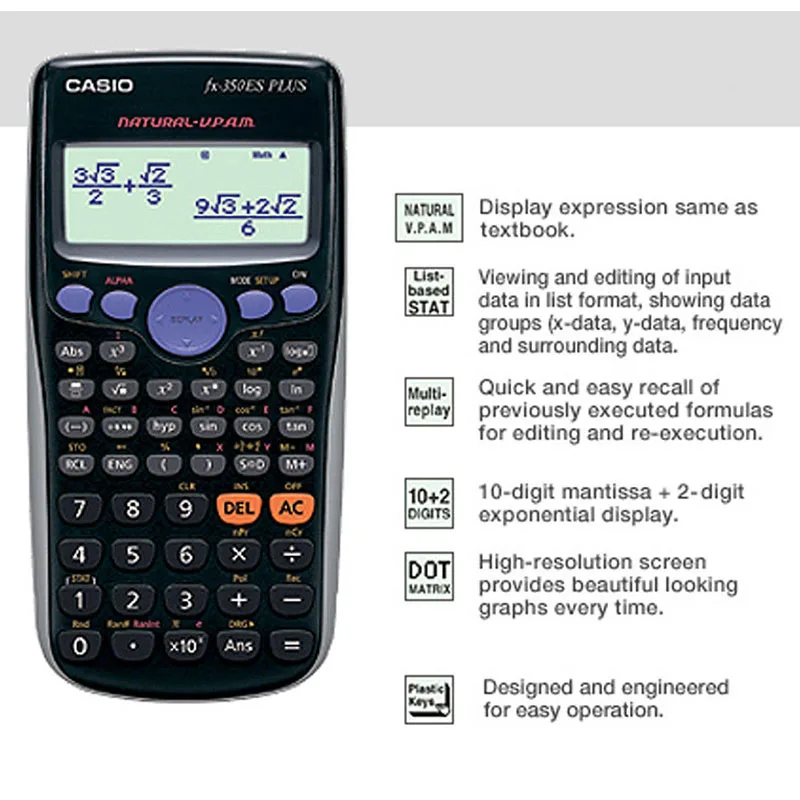 CASIO Kalkulator FX-350 ES Plus