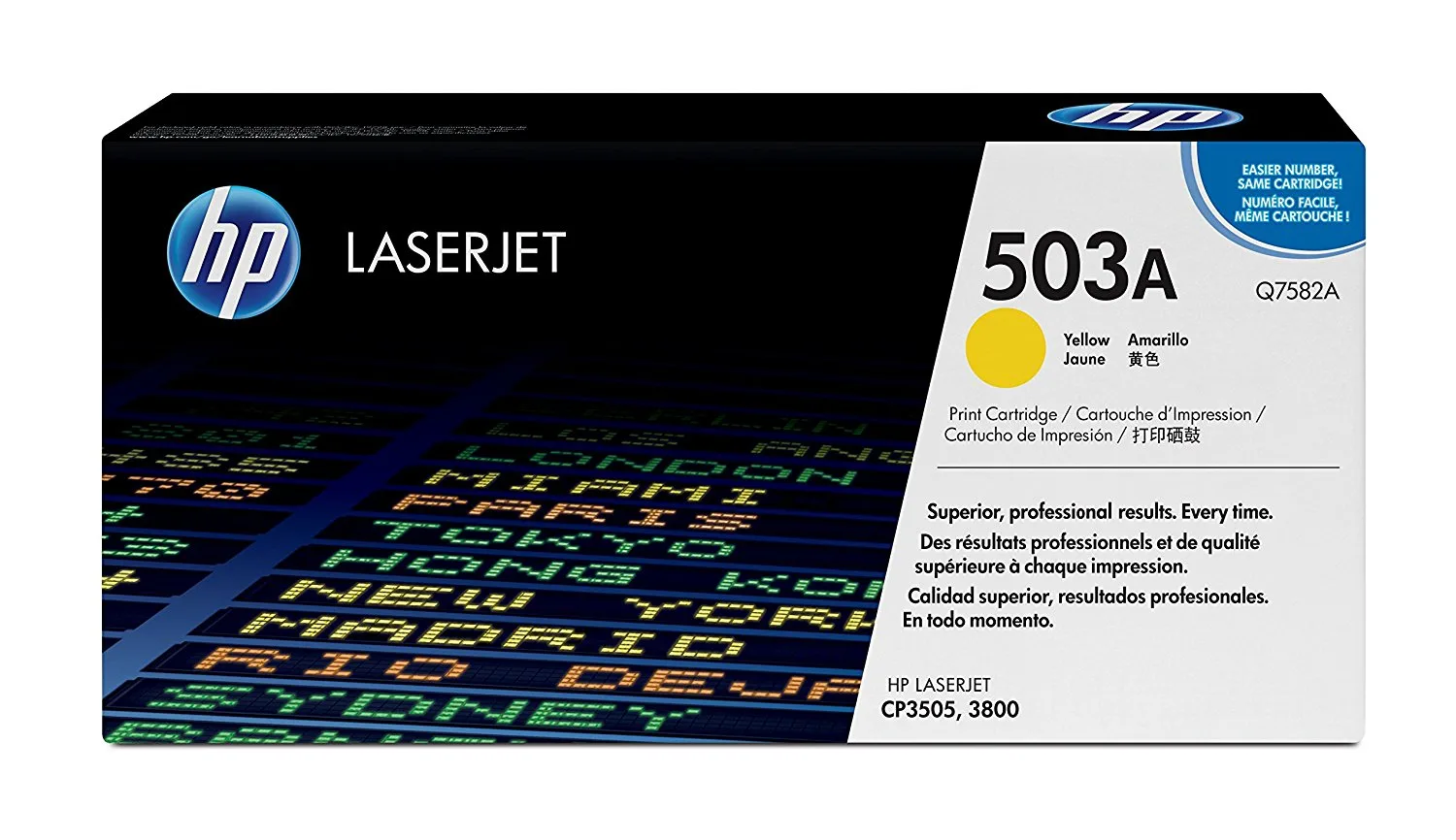 HP Yellow Toner 503A [Q7582A]