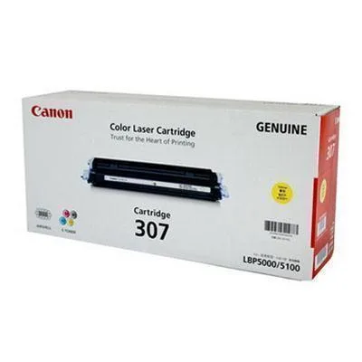 Canon Cartridge 307 Yellow for LBP5000/ LBP5100 [EP307Y]