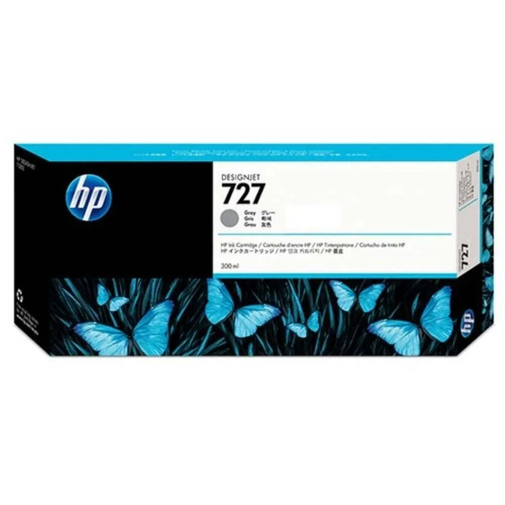 HP 727 300-ml Gray Ink Cartridge [F9J80A]
