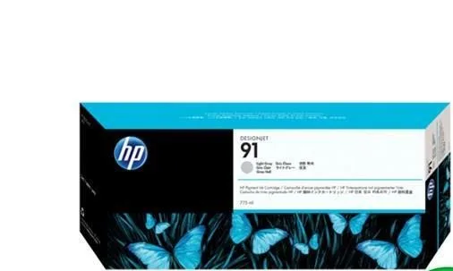 HP 91 Pigment 775-ml Light Grey Ink Cartridge [C9466A]