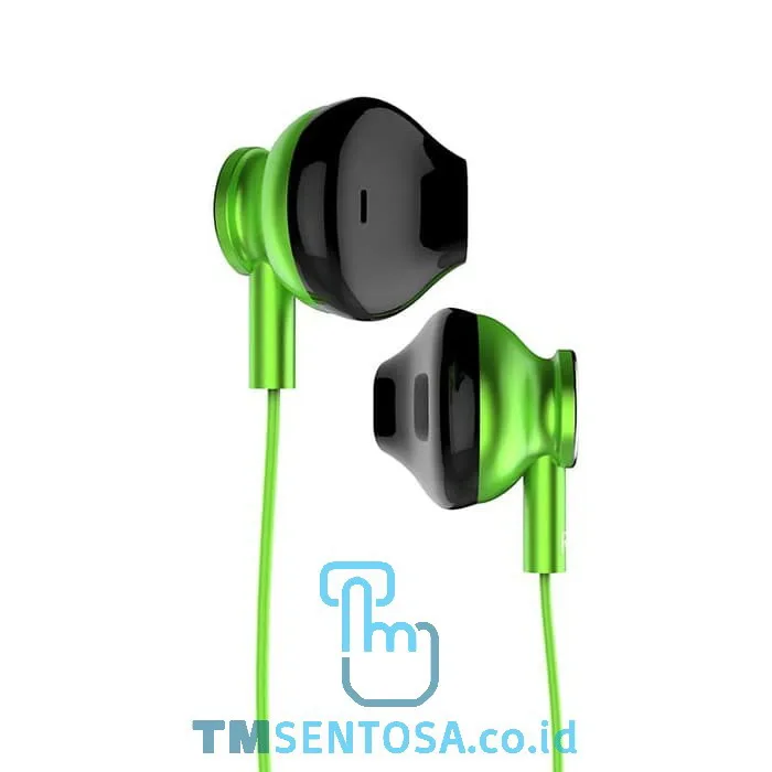HI-FI EARPHONES METAL SOUNDPLUS RM3 - GREEN
