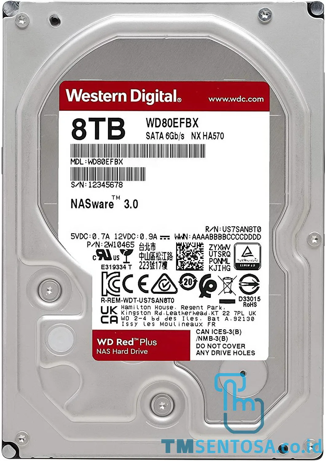 CAVIAR RED 8TB WD80EFBX