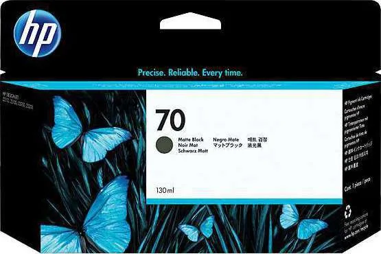 HP 70 130-ml Matte Black Ink Cartridge [C9448A]