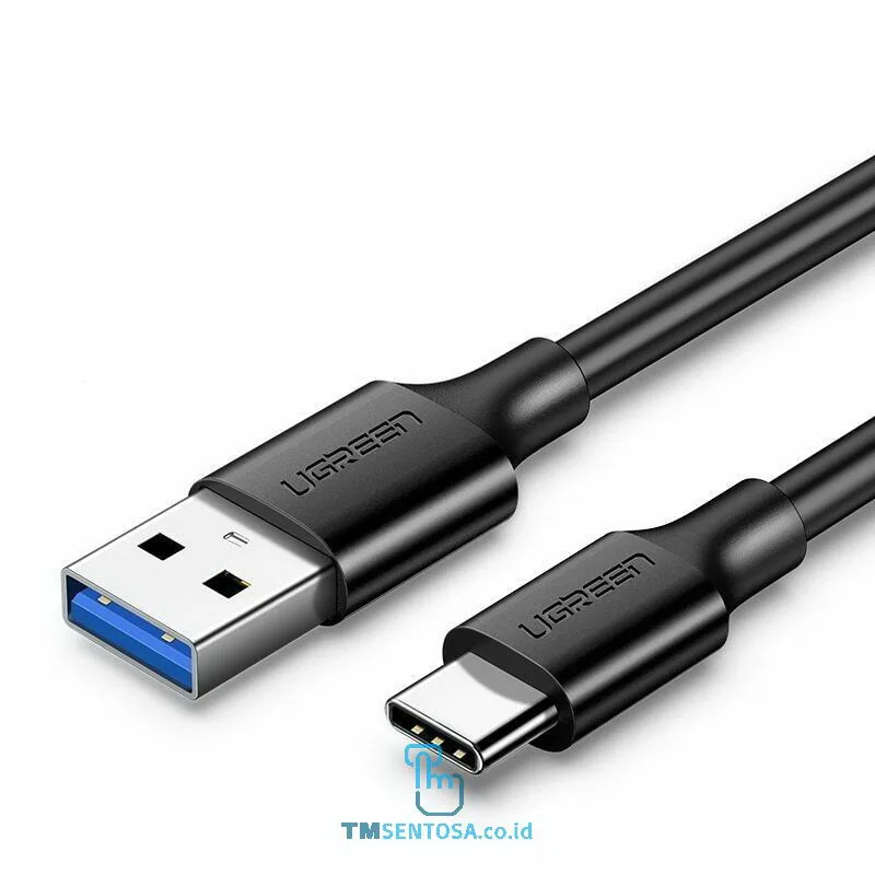 USB 3.0 A Male to Type C Male Cable Nickel Plating 1.5m black - 20883