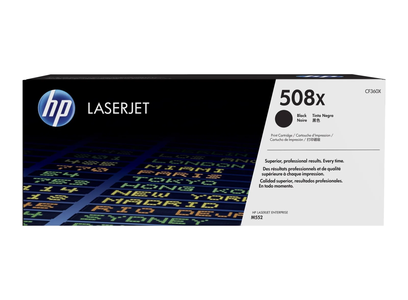 HP 508X (CF360X) Black High Yield Original LaserJet Toner Cartridge