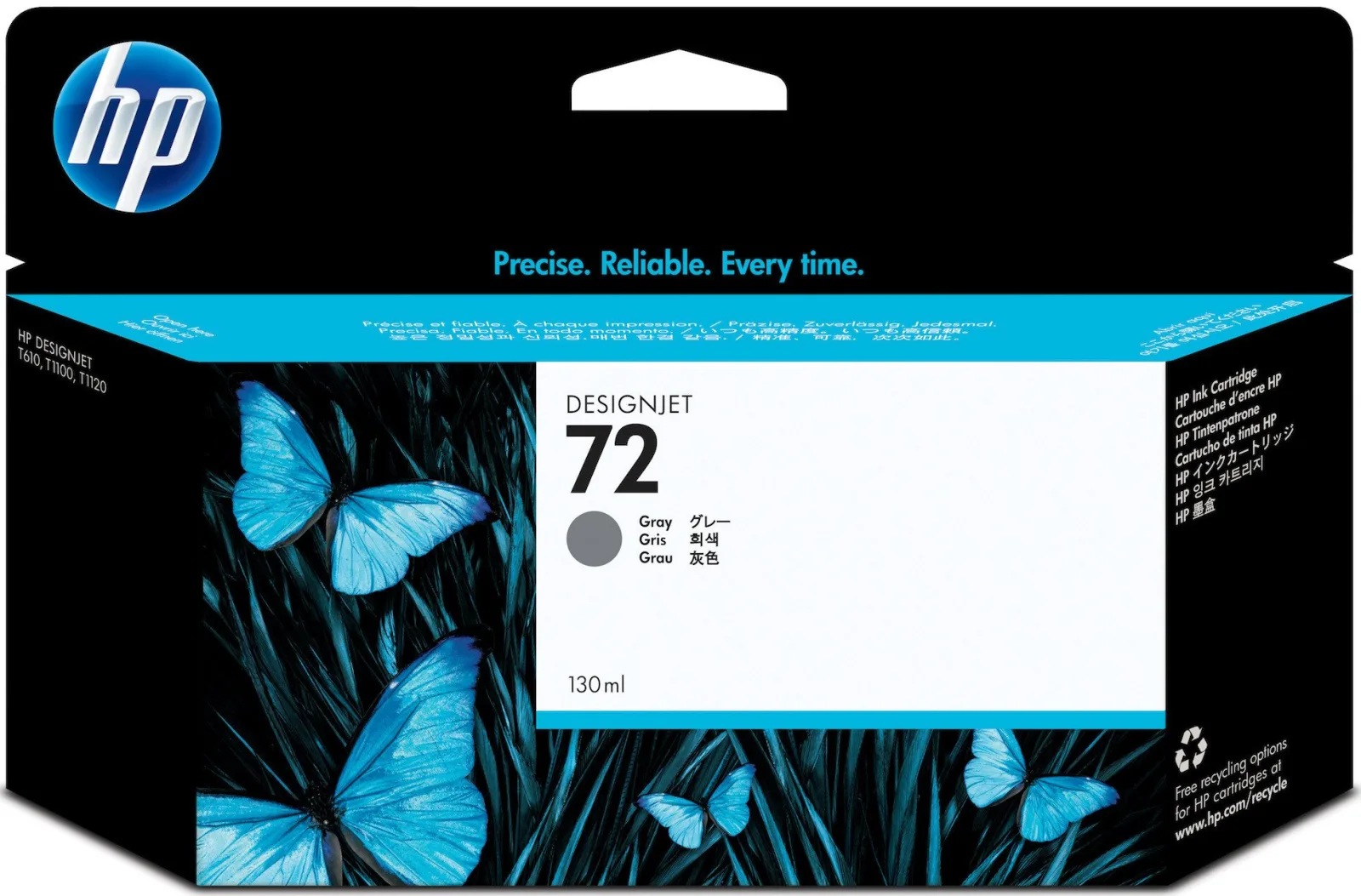 HP 72 130-ml Grey Ink Cartridge [C9374A]