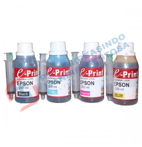 E-PRINT Black Ink Reguler 200 ml (For Canon, Epson, HP)