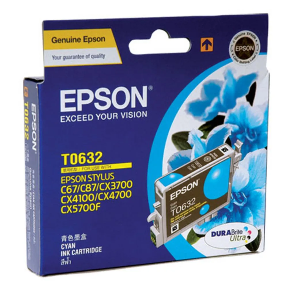 EPSON Cyan Ink Cartridge T0632 [C13T063290]