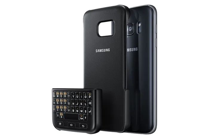 SAMSUNG Keyboard Cover for Galaxy S7 Flat [EJ-CG930UBEGWW] - Black