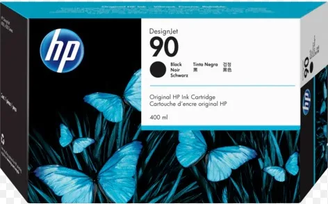 HP 90 Black 400ml Ink Cartridge [C5058A]