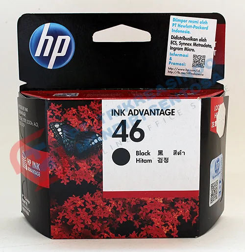 Black Ink Cartridge 46 [CZ637AA]