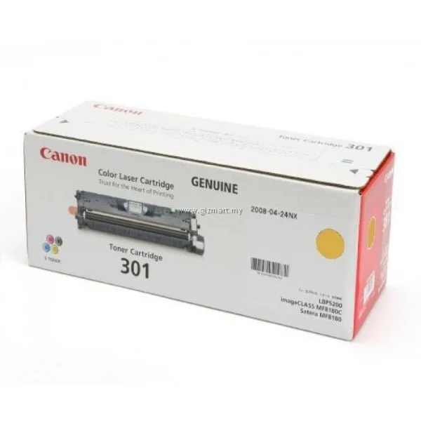 Canon Cartridge 301 Yellow for LBP5200 [EP301Y]