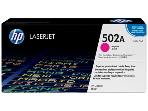 HP 502A (Q6473A) Magenta Original LaserJet Toner Cartridge