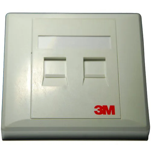3M Face Plate 2 Port